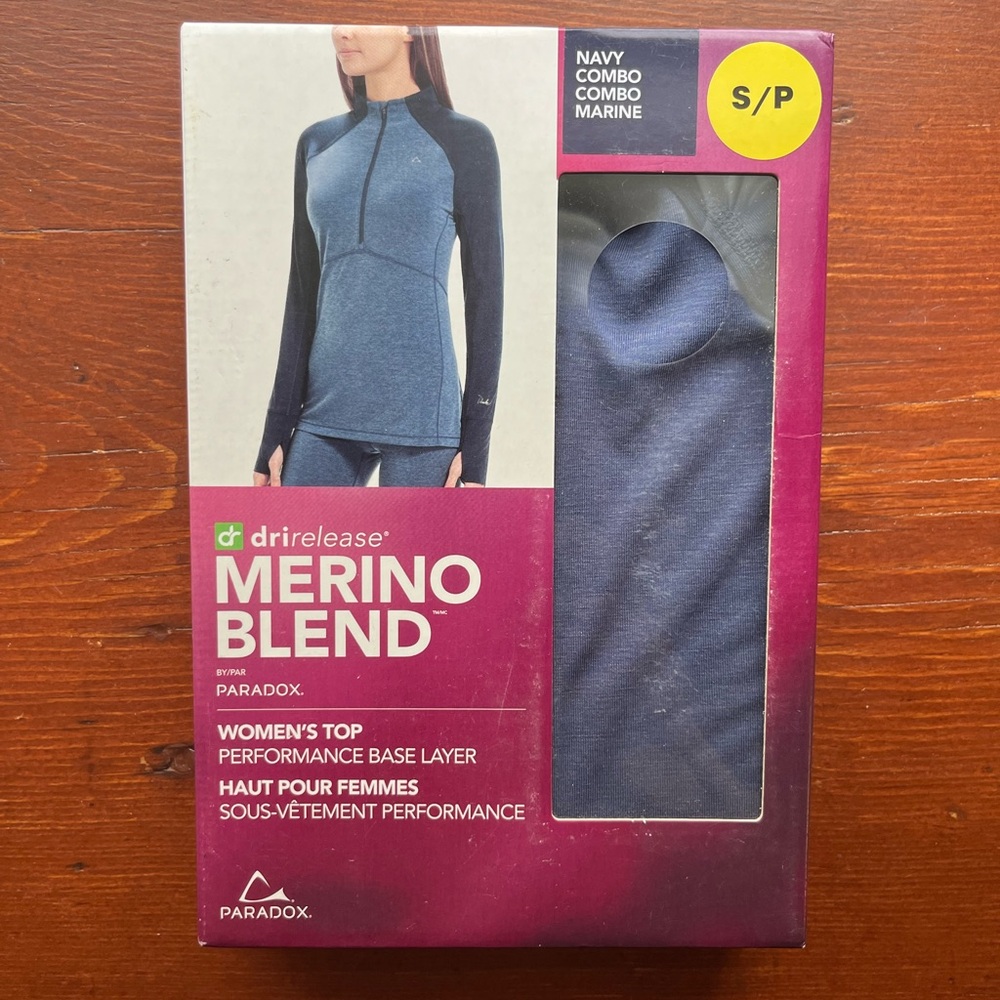 Paradox Dri Fit Merino Blend Performance Base Layer